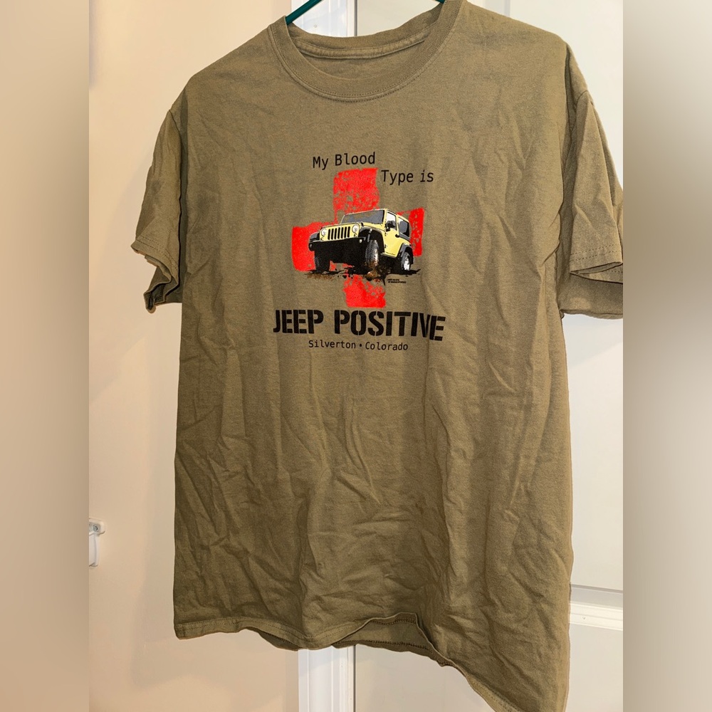 My blood type is Jeep Positive